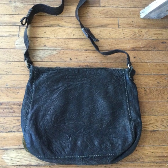 The Great China Wall Leather Messenger Bag NWOT - Picture 3 of 5